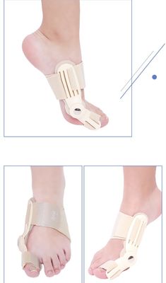 حامل مستقيم لفواصل إصبع القدم من Hallux Valgus Splint